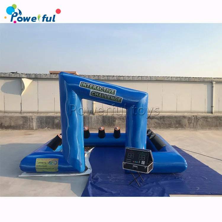 Inflatable Combi Sports Arena Archery Target Shooting Gallery Interactive IPS Game for Sale