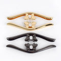 Meetee BF166 Luggage Hardware Accessories Bag Protection Edge Handbag Clasp Hook Buckles Decorative Purse Strip Corner Protector