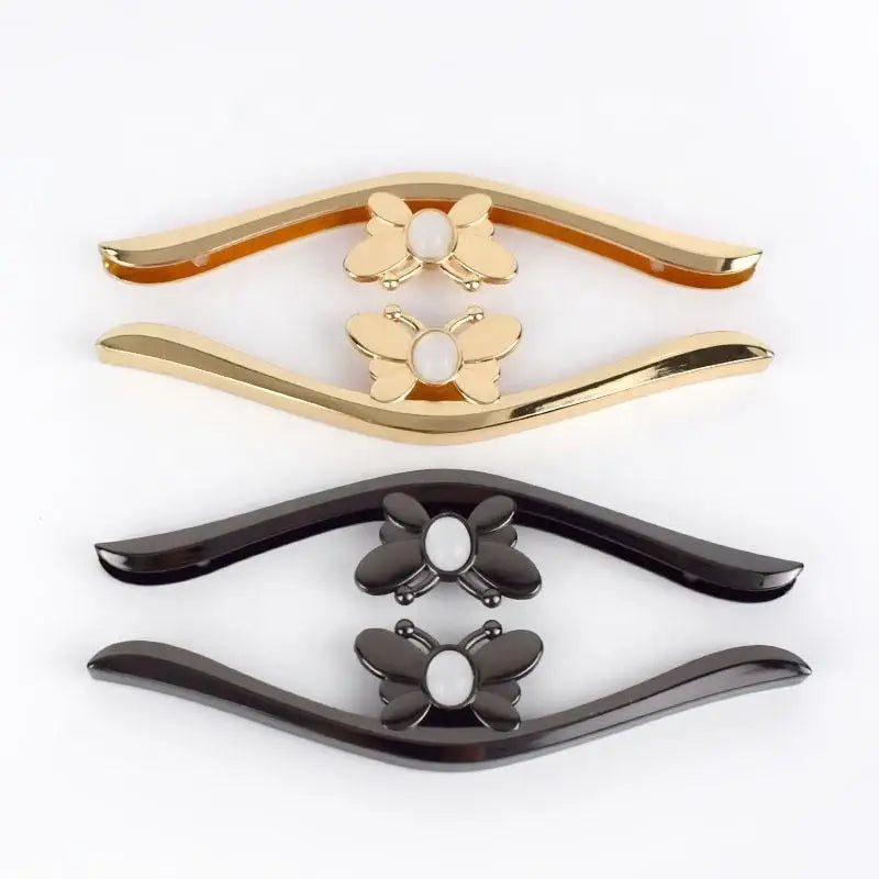 Meetee BF166 Luggage Hardware Accessories Bag Protection Edge Handbag Clasp Hook Buckles Decorative Purse Strip Corner Protector