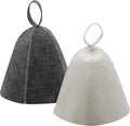 Custom Logo Eco-Friendly Washable Wool Felt Sauna Hat for Unisex Steam Bath Use Four Seasons