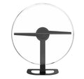 Rechargeable 32cm 3D Hologram Fan for Advertising in Shop