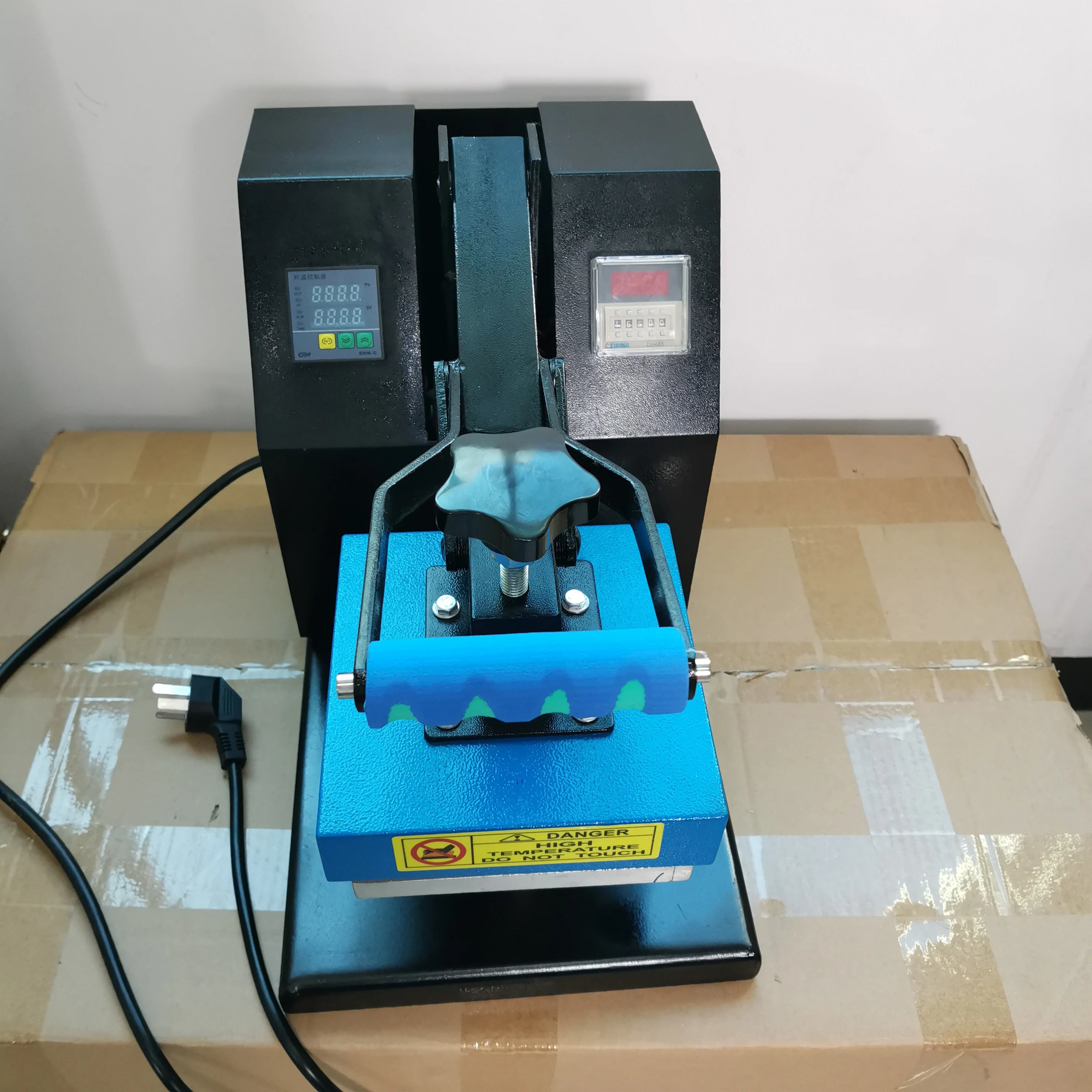 DIY Manual Socks Transfer Logo Heat Press Machine for Garment Use
