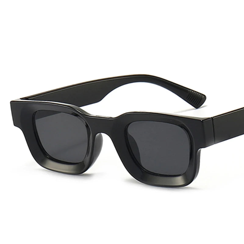 Retro Concave Sunglasses Sun Glasses Women 2025 Luxury Brand Black Men Women Hip-hop Trendy Sunglasses for Women 2025