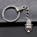 WYSIWYG 26x13mm Antique Silver Plated Antique Bronze Plated Zinc Alloy Microphone Keychain Accessories P2-ABD-C10637