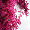 EG-VG248 Wholesale Wedding Event Decoration Triangle plum Flowers Silk Bougainvillea Artificial Flowers