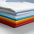 Longjing TC 90/10 Poplin White and Dyed Color Fabrics 100GSM Brushed Pocket Fabric for Garments Bags and Dresses for Boys