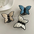 8.6 cm Korean Style Sweet  Hair Claws Butterfly Factory Price 2 Colors Elegant Cellulose Acetate Hair Claw