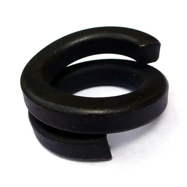 Customized Double Coil Helical Spring Lock Washers Steel/Brass/Aluminium Black Zinc Plated DIN/ANSI/ISO Standard