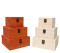 Empty Custom Logo Cheap Polished Solid Wood Eco-Friendly Square Pine Box with Hinge Lid Stash Gift Storage Accessories