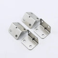 L-Type 90-Degree Right Angle Bracket Stainless Steel Furniture Connector Plate Shelf Supports Connectors with Corner Code