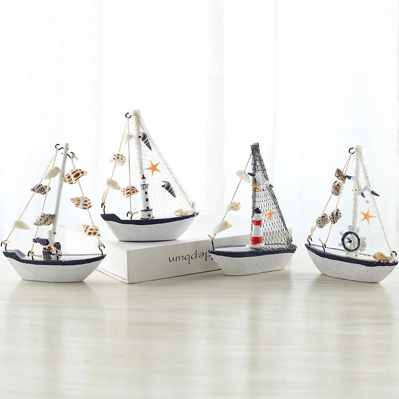 Pendant Mediterranean Modern HYG05 Art Deco Pirate Ship Models Nautical Party Model Boat