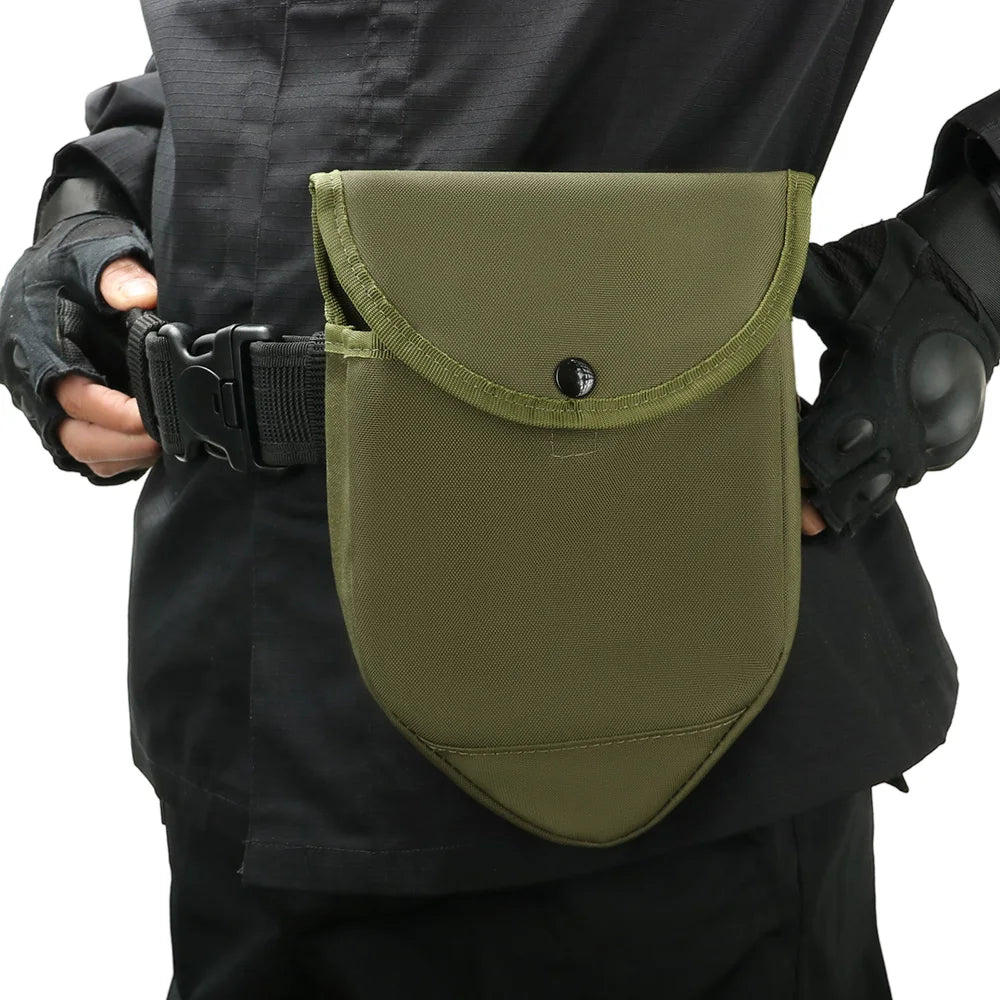 MOLLE E-Tool Entrenching Shovel Carrier Pouch Tactical Case for Camping Shovel Folding Shovel Replacement Bag Cover Carry Bag