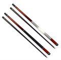 Premium 58" Yfen M5 Carbon Fiber Shaft Leather Grip 11.75mm 12.75mm 1/2 Billiard Pool Cue With Extension