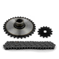 32 Teeth Fixed Chain Wheel 14 Teeth Motor Sprocket Gear and 70 Links #420 Bicycle Chain Electric Trike Bike Axle 24mm