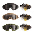 For Outdoor Shooting Game Tactical Ballistic Sunglasses PC Anti-Reflective Full Rim Lightweight D2021