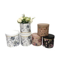 Stock (custom Accepted) European Vintage Pattern Set 3 Round Hug Bucket Round Flower Gift Box Flower Box Packing Box GIFT