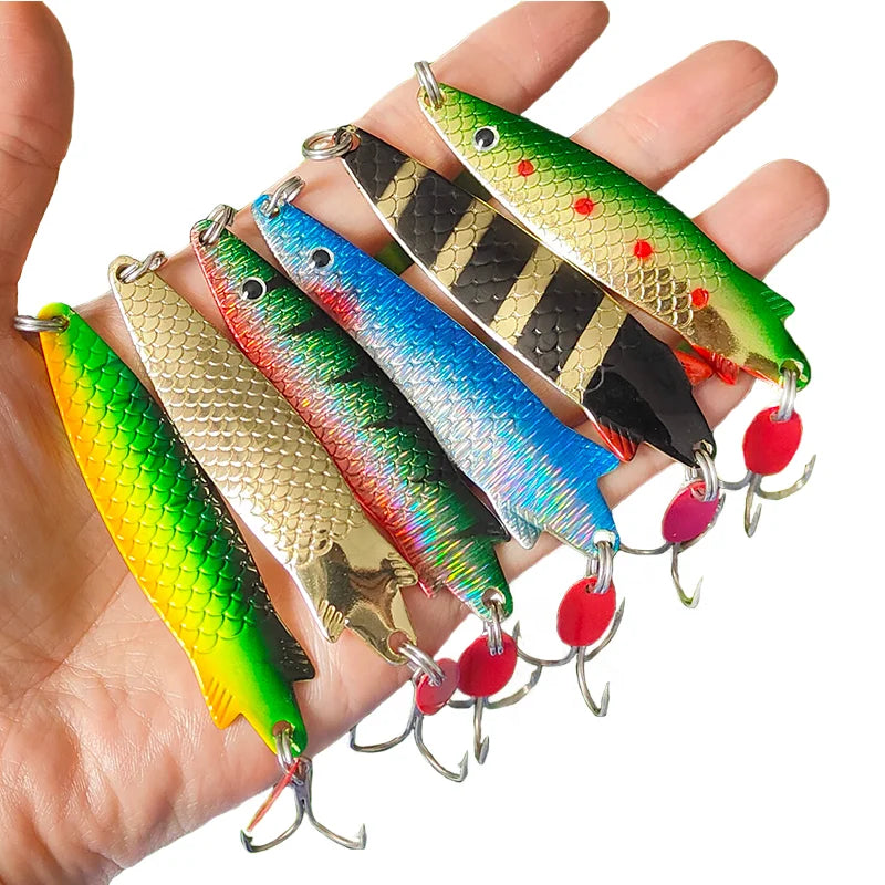 MISTER LURE 13g 77mm Flutter Spoon Northern Pike Lure Flutter Spoon Fishing Spoon Lures