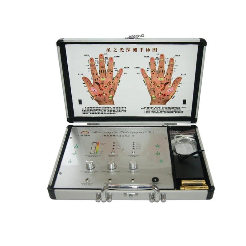 Quantum Hand Scanner Charging Meridian Low Frequency Hand Therapy Device for Relaxation Massage 2024