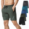 2022 New Arrival 100% Polyester Summer Shorts Men Casual Comfortable Shorts  Elastic Waist Shorts for Men