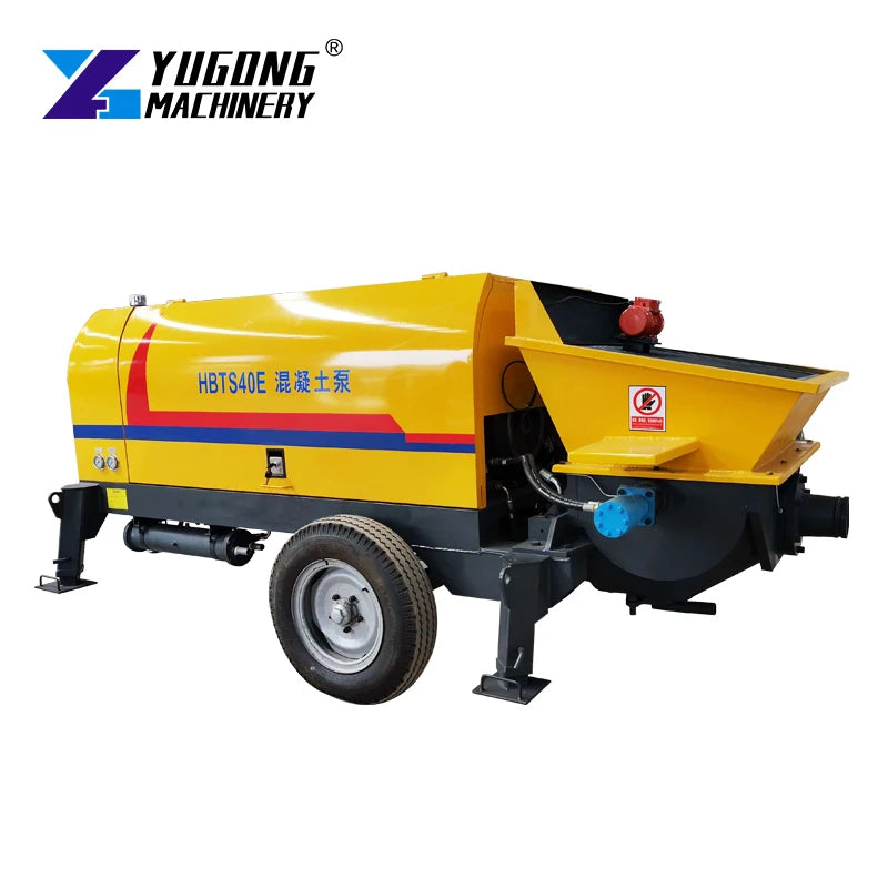 Durable Concrete Pump Reinforced Frame Shock Resistance Sites