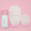 Low MOQ Face and Body Turkish Silk Exfoliating Bath Gloves With Customized Logo