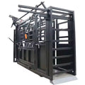 Heavy-Duty Automatic Galvanized Steel Metal Farm Equipment Cattle Squeeze Chute Crush Scales Fencing Trellis Construction Site