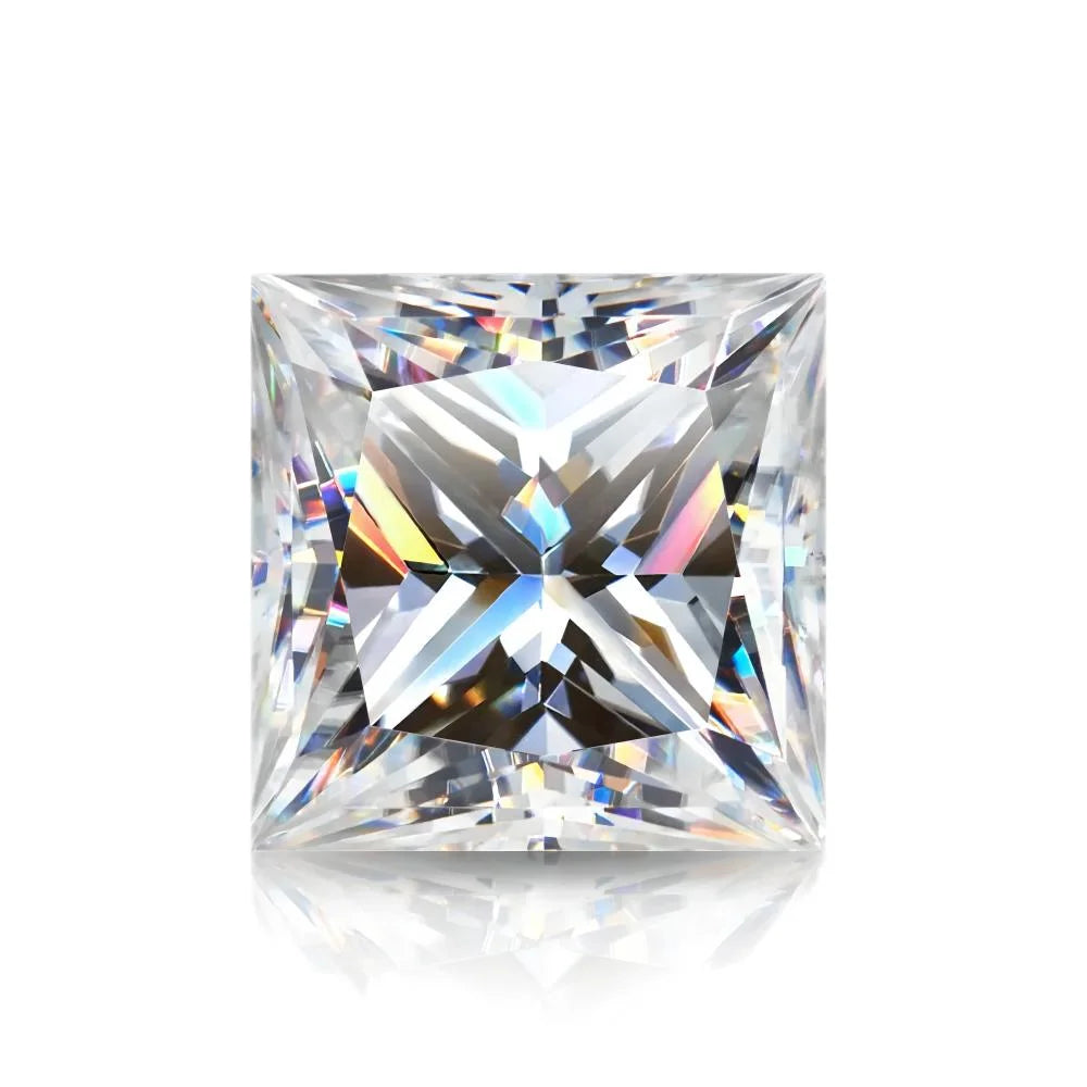 Wholesale Factory GIA IGI VVS1 Princess Emerald Radiant Cut CVD Loose Lab Grown Diamond  Rectangle Precious  Diamond for Jewelry