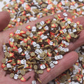 1KG/Bag Assorted Polymer Clay Slices with Figurine Pattern Slime Supplies Shaker Filling Non-Toxic Portable