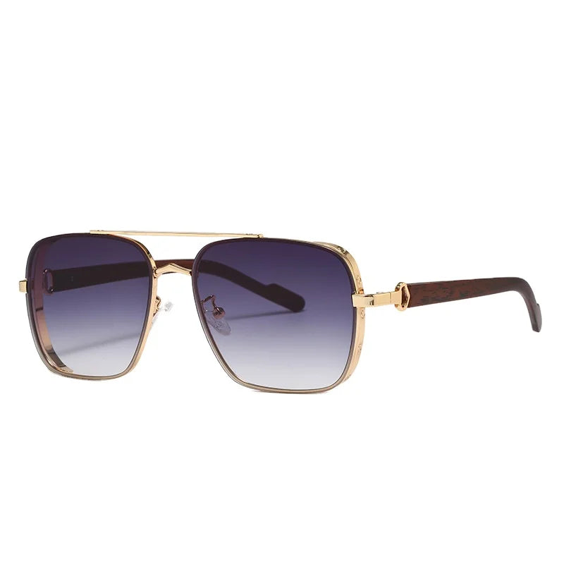 Luxury Metal Frame Fashion square Aviation Trendy Women Men Shades Sun Glasses Sunglasses 2026