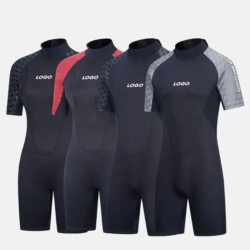 Competitive Price Junior Mens 2Mm 3Mm Half Wetsuit Short John Wetsuit Neoprene Sleeve Long Leg Sleeveless Shorty