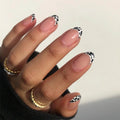 Y-173 Ballerina False Nails Cow Color Matching 2024 New Design OEM Artificial Press on Nails