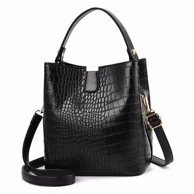 2022 New Fashion Shoulder Bags Crossbody Women Bags Messenger Lady Alligator Pattern Bucket Handbags