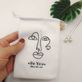 Wholesale Velvet Bag Mobile Power Drawstring Packaging Bag Black Velvet Small Bag
