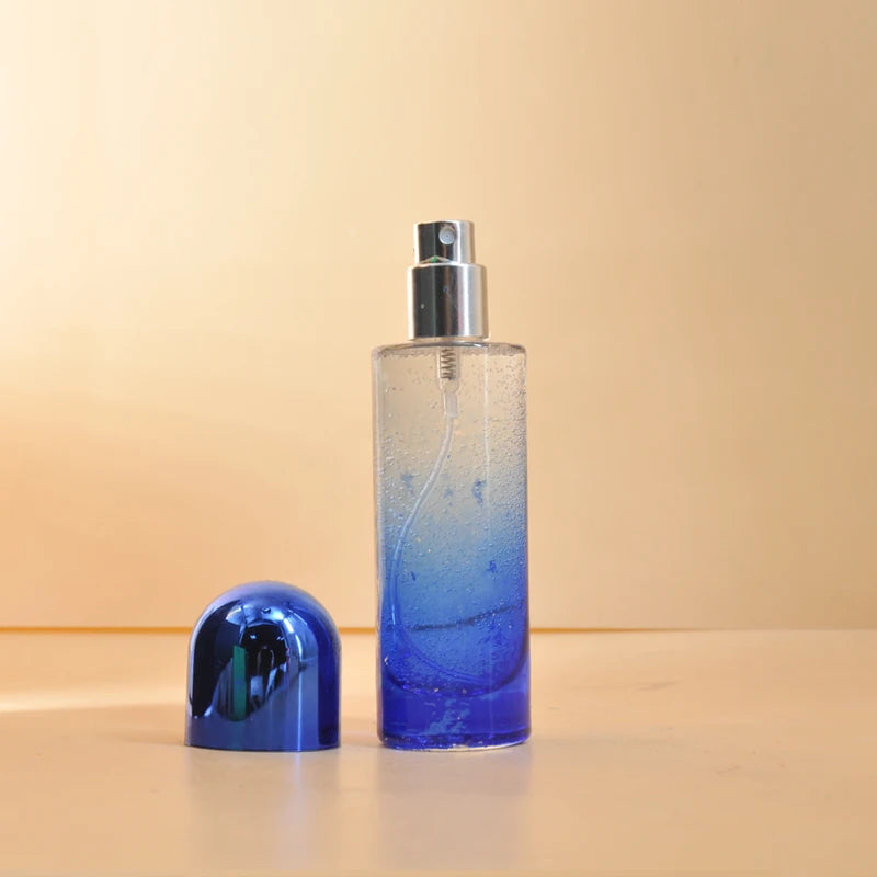 25ml Red & Blue Portable Refilling Pump Bottle Wholesale Glass Spray Bottle