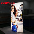 COSUN Street Aluminium Slim Curve Trade Show Booth Banner Advertising Light Box Indoor