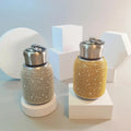 Creative 300ml Gem Colored Luxury Stainless Steel Diamond Insulated Rhinestone Water Bottle Bling Tumbler