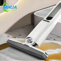 Portable Mini Automatic Wringing Microfiber Mop Set Foldable Magic Handle Rotating Sponge Head High Dehydration Rate