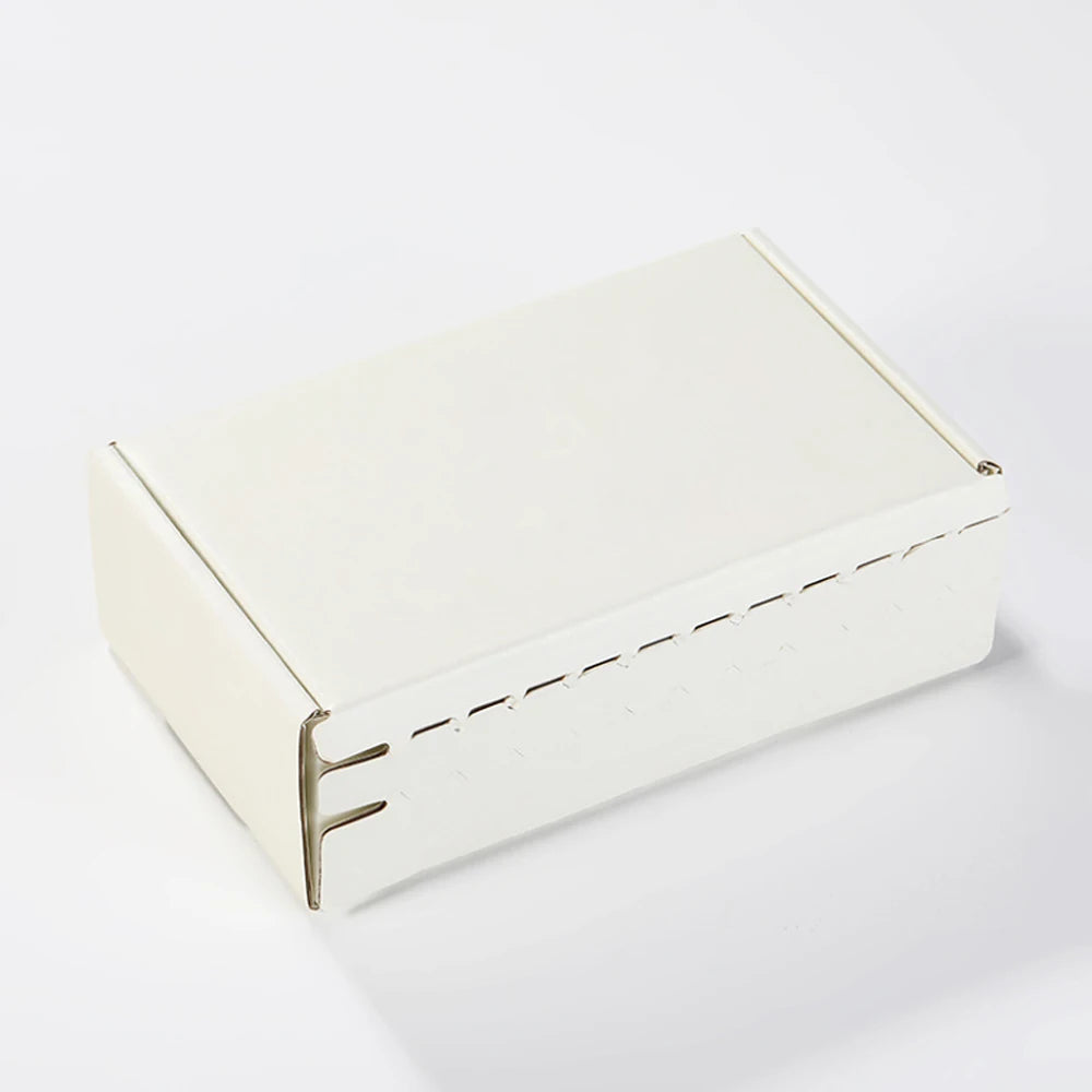 Custom Zipper Lock Mailer Shipping Shoe Box Wig Boxes Custom White Color Packing Box