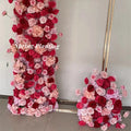 Artificial Flowers for Wedding Decoration Backdrops Table Runner Row Wedding Artificial Flowers