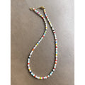 Pretty Candy Color Beaded Necklace Summer Beach Handmade Beaded Necklace