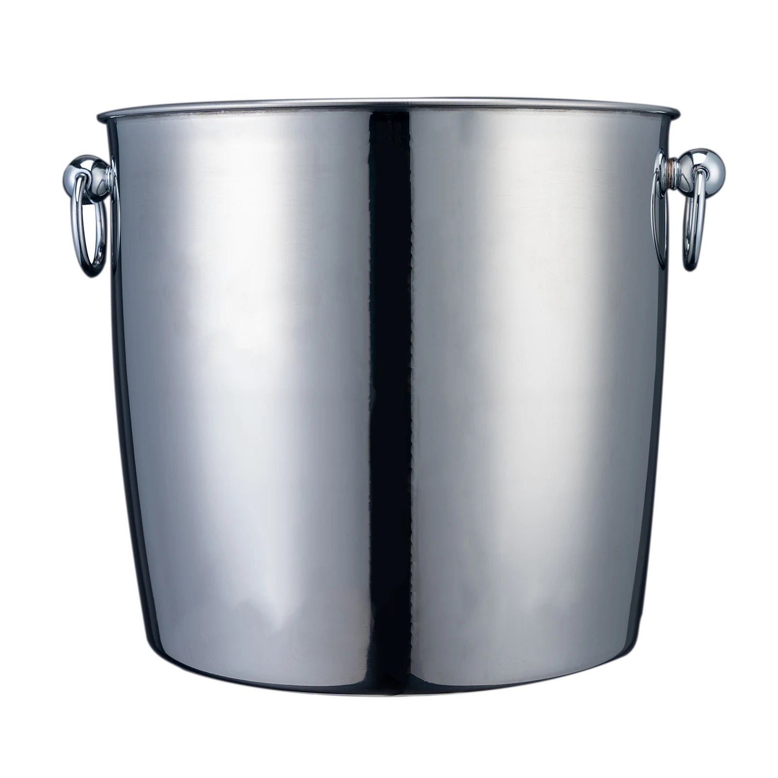 New Classic IHCH IHCH-25217-1 304 Stainless Steel Large Capacity Portable Ice Bucket with Bracelet Handle Party