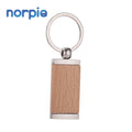 Wooden Tags Custom Logo  Wood Key Chain Laser Engraving Wooden Keychains