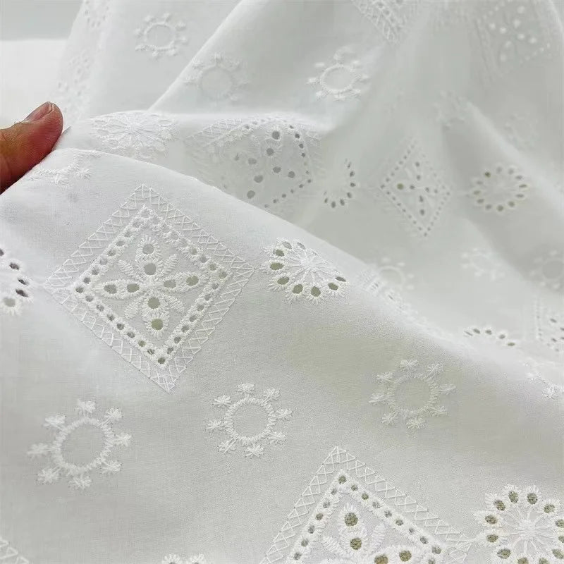 Cotton African Lace Fabric for Clothes Women Dress for Party and Wedding