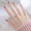 Titanium Steel Plain Silver Gold Rings