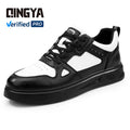 GUYISA  Casual Series New Black and White Rubber Sole Anti - slip SRC Chef Shoes
