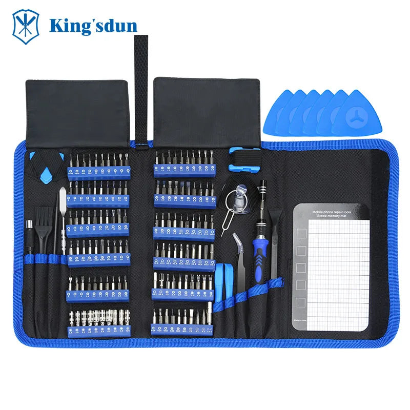 140 Pieces Screwdriver Repair Tool Set in Bag for Home Use Fixing Screw Driver Set Screwdriver for Phone Computer