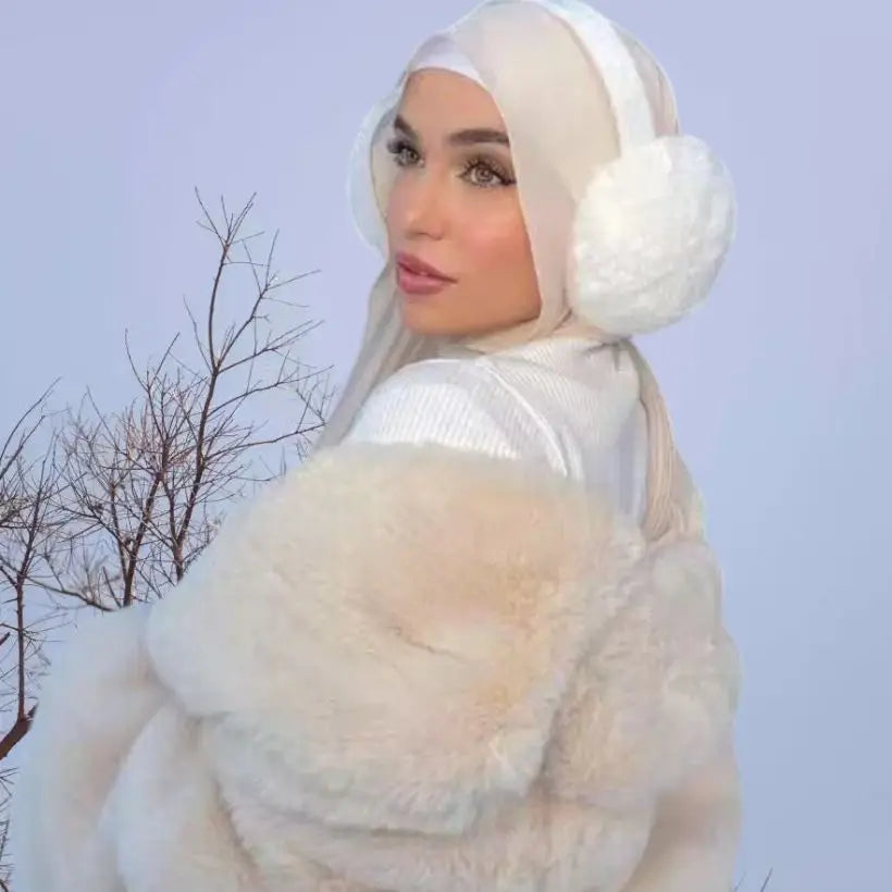 Wholesale Fashion Ear Muff for Muslium Hijabis Girls Winter Ear Warmth