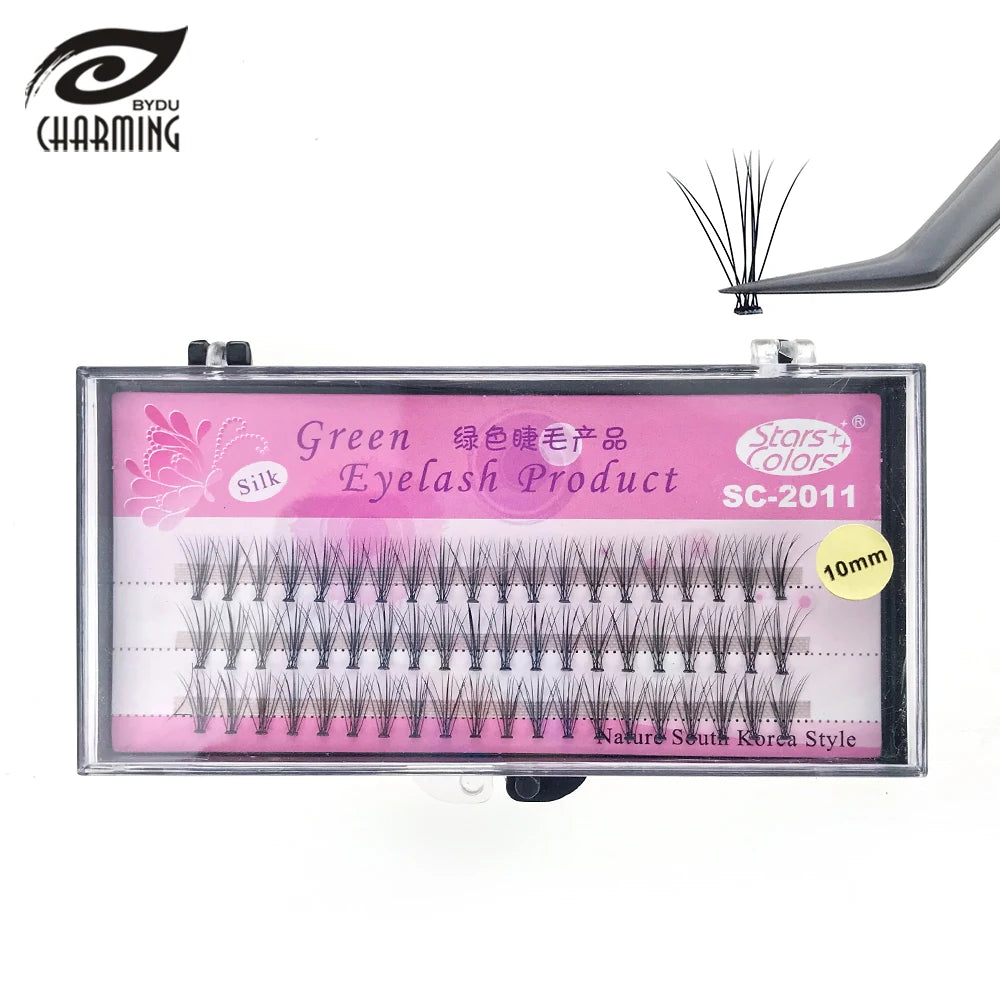 Wholesale Segment Lash Individual Fan Eyelashes Diy Lash Extension Kit Bond and Seal Private Label Diy Cluster Lashes Kit