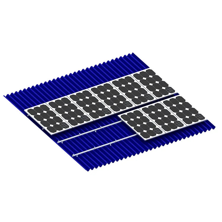 Yuens OEM Customized High Precise Trapezoid Metal L Foot Roof Racking Solar Aluminum Mounting Rail Brackets Solution