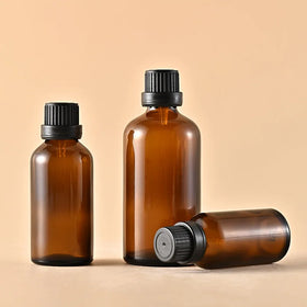 Hot Sale Empty Skincare Serum 5ml 10 ml 15ml 20mll 30ml 50ml 100ml Amber Color Perfume Essential Oil Glass Bottle
